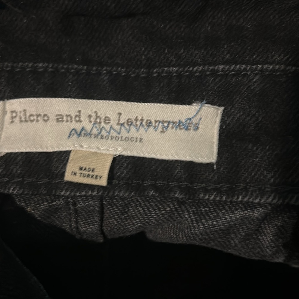 Anthropologie Black Asymmetrical Skirt - Picture 5 of 5